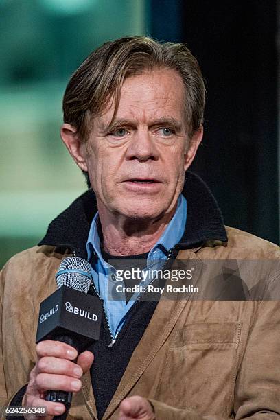 Actor William H. Macy discusses "Shameless" with The Build Series at AOL HQ on November 18, 2016 in New York City.