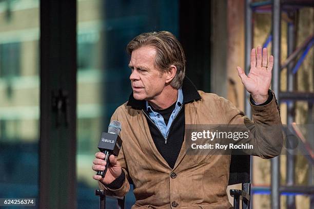 Actor William H. Macy discusses "Shameless" with The Build Series at AOL HQ on November 18, 2016 in New York City.