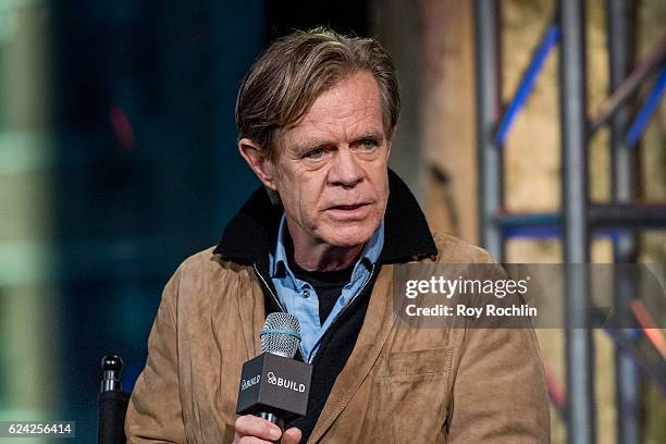 Actor William H. Macy discusses "Shameless" with The Build Series at AOL HQ on November 18, 2016 in New York City.