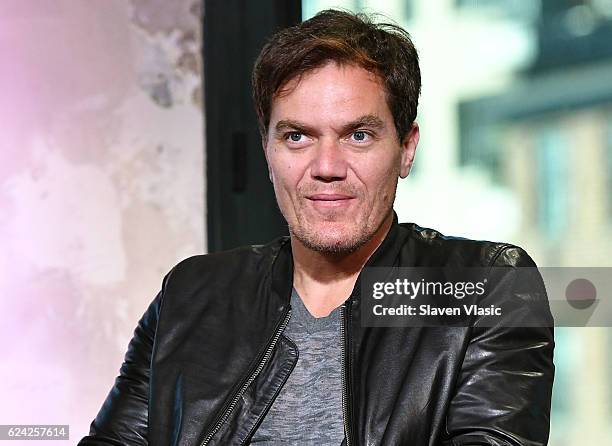 Actor Michael Shannon discusses his film "Nocturnal Animals" at the Build Series at AOL HQ on November 18, 2016 in New York City.