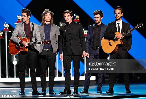 Dvicio performs onstage at the 2016 Latin Recording Academy Special Awards during the 17th annual Latin Grammy Awards on November 16, 2016 in Las...