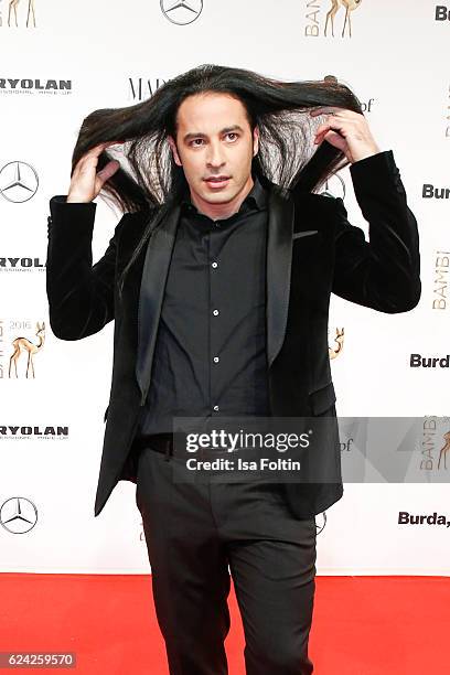 Comedian Buelent Ceylan arrives at the Bambi Awards 2016 at Stage Theater on November 17, 2016 in Berlin, Germany.