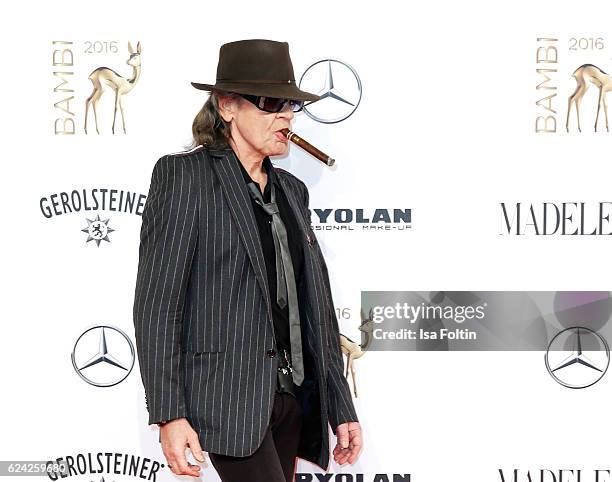 Musician Udo Lindenberg arrives at the Bambi Awards 2016 at Stage Theater on November 17, 2016 in Berlin, Germany.