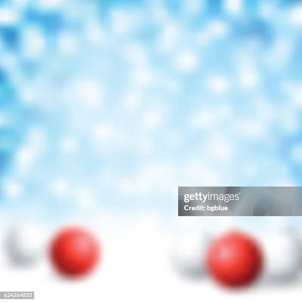 red and white christmas baubles blurred - red-sequin-background stock illustrations