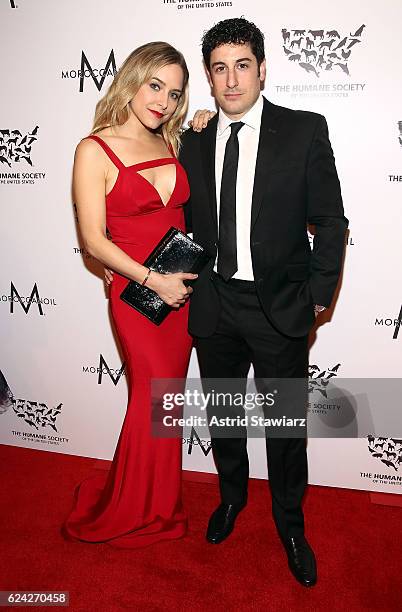 Jenny Mollen and Jason Biggs attend 2016 Humane Society Of The United States To The Rescue! New York: Saving Animal Lives at Cipriani 42nd Street on...