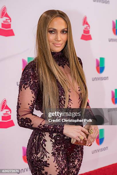 Actress/singer Jennifer Lopez attends The 17th Annual Latin Grammy Awards at T-Mobile Arena on November 17, 2016 in Las Vegas, Nevada.