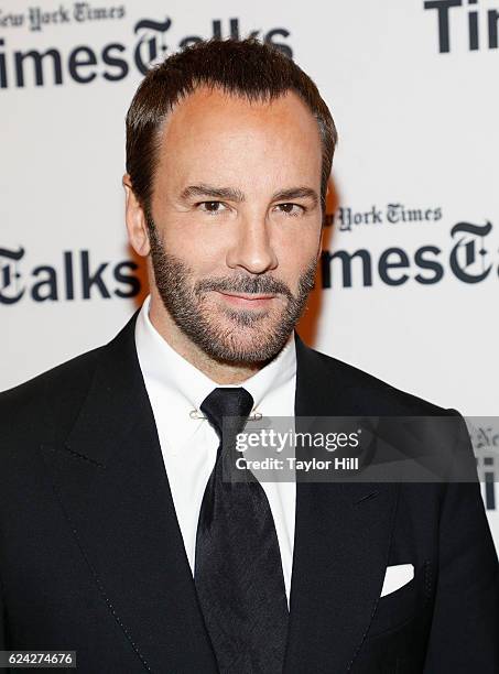 Tom Ford attends TimesTalks at TheTimesCenter on November 18, 2016 in New York City.