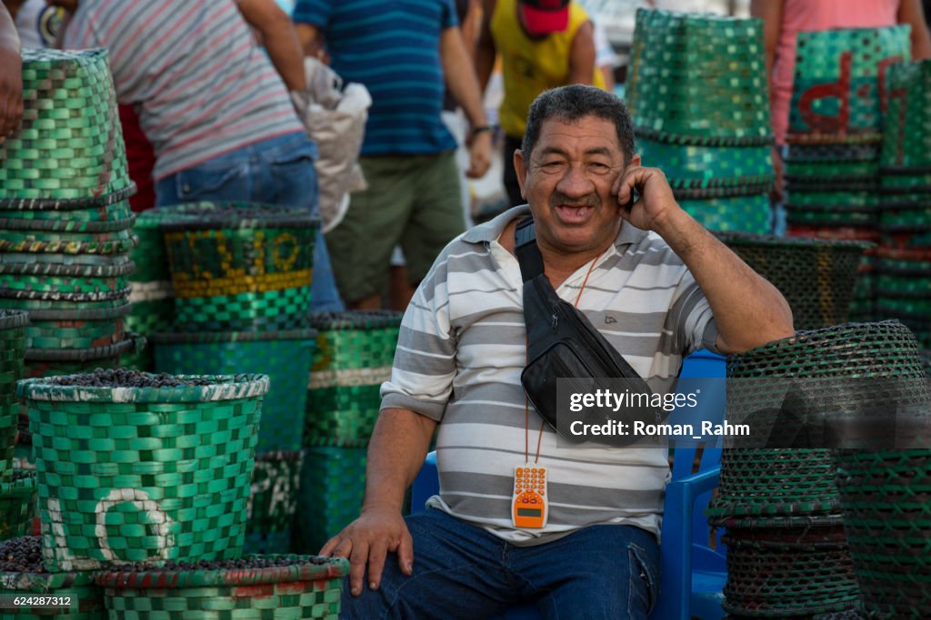 Açai Market, Mercado Ver o Peso, Belém, Pará State, Brazil