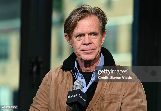 Actor William H. Macy discusses "Shameless" at AOL BUILD at AOL HQ on November 18, 2016 in New York City.