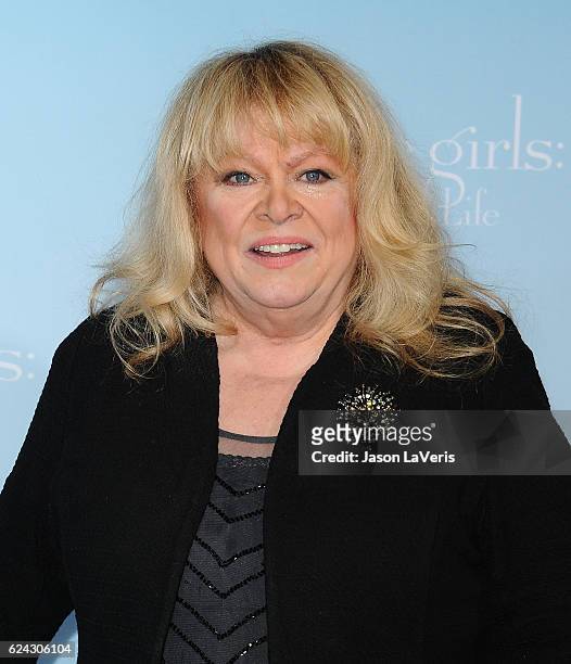Actress Sally Struthers attends the premiere of "Gilmore Girls: A Year in the Life" at Regency Bruin Theatre on November 18, 2016 in Los Angeles,...