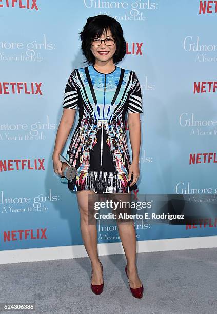 Actress Keiko Agena attends the premiere of Netflix's "Gilmore Girls: A Year In The Life" at the Regency Bruin Theatre on November 18, 2016 in Los...
