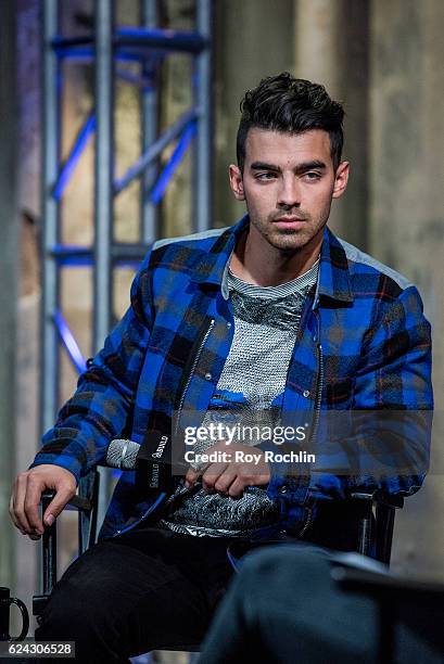 Joe Jonas of DNCE speak at The Build Series at AOL HQ on November 18, 2016 in New York City.