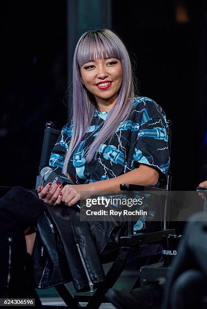 JinJoo of DNCE speak at The Build Series at AOL HQ on November 18, 2016 in New York City.