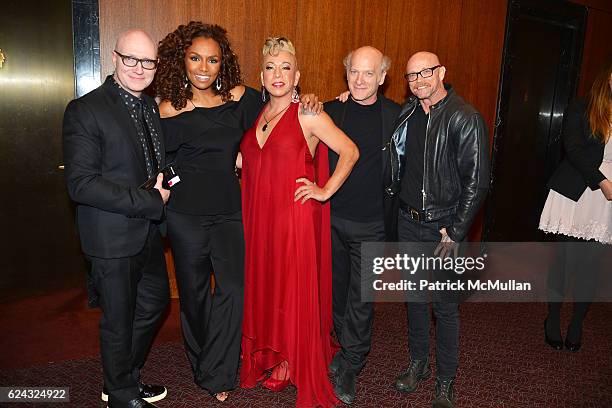 Chad Thompson, Janet Mock, Bamby Salcedo, Timothy Greenfield-Sanders and Buck Angel attend the HBO Documentary Films New York Premiere of "The Trans...