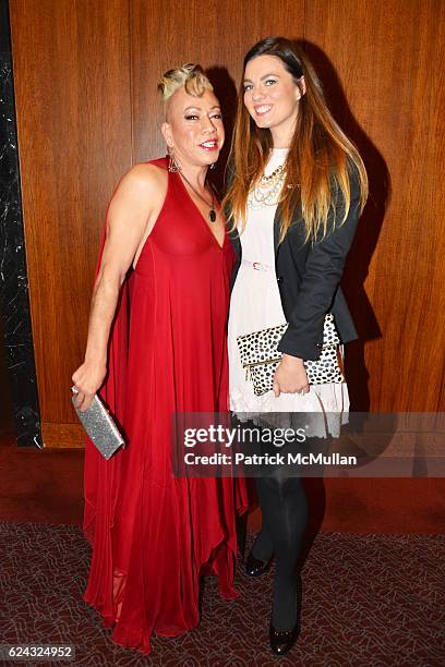 Bamby Salcedo and Elizabeth Carson attend the HBO Documentary Films New York Premiere of "The Trans List" at The Paley Center for Media on November...