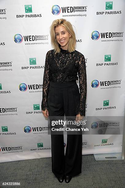 Katia Beauchamp attends Women's Entrepreneurship Day 2016 at United Nations on November 18, 2016 in New York City.