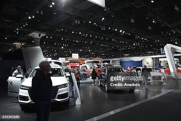 An inside view of the Los Angeles Convention Center during the Los Angeles Auto Show in Los Angeles, California, United States on November 19, 2016.