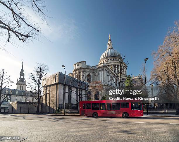 st paul's cathedral from the east - old howard fotografías e imágenes de stock