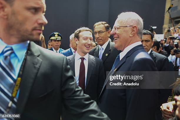 Chief Executive Officer of Facebook, Mark Zuckerberg attends the APEC CEO Summit, part of the broader Asia-Pacific Economic Cooperation Summit in...