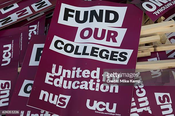 National Union of Students and the University and College Union demonstration United For Education calling for free, accessible and quality further...