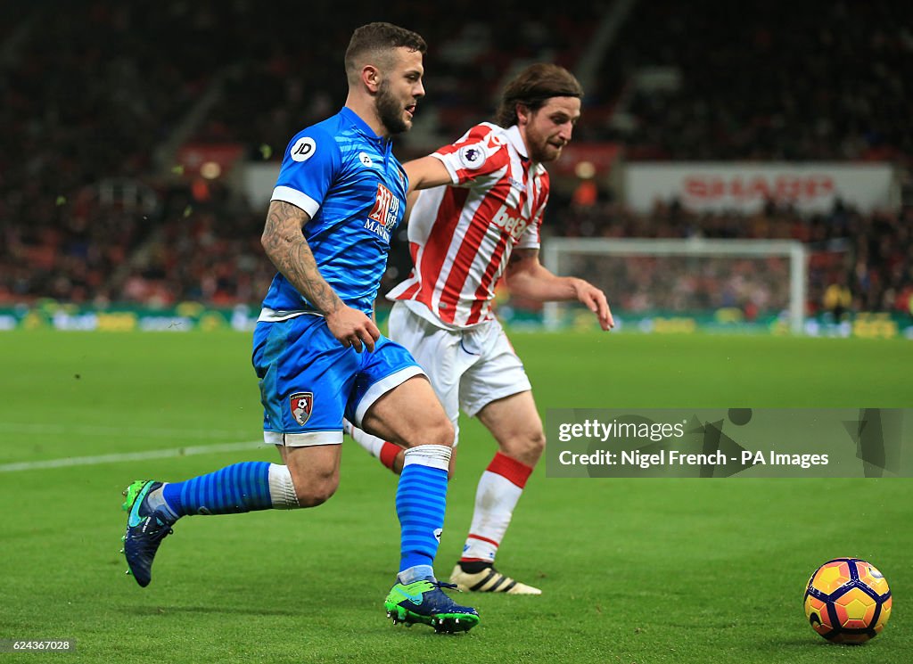 Stoke City v AFC Bournemouth - Premier League - The Bet365 Stadium