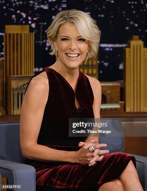 Megyn Kelly Visits "The Tonight Show Starring Jimmy Fallon" at Rockefeller Center on November 18, 2016 in New York City.