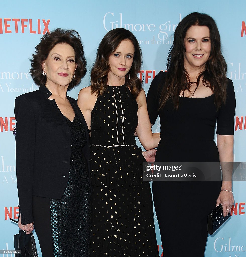 Premiere Of Netflix's "Gilmore Girls: A Year In The Life" - Arrivals