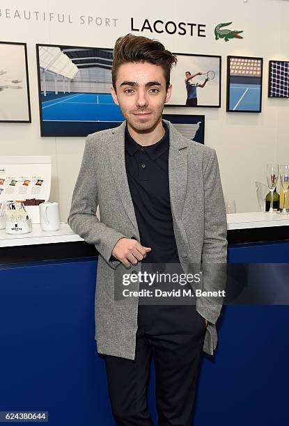 Nathan Sykes attends the Lacoste VIP Lounge at ATP World Finals 2016 on November 18, 2016 in London, England.