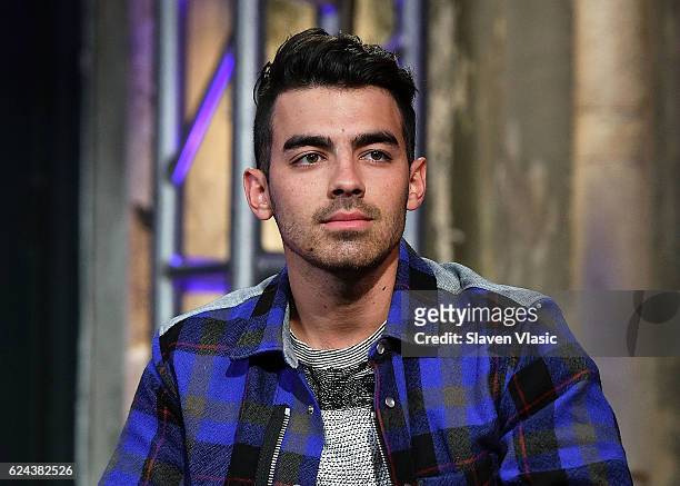 Musician Joe Jonas of "DNCE" visits AOL BUILD at AOL HQ on November 18, 2016 in New York City.