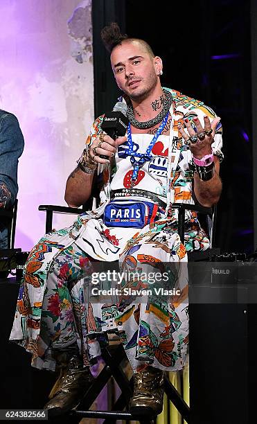 Musician Cole Whittle of "DNCE" visits AOL BUILD at AOL HQ on November 18, 2016 in New York City.