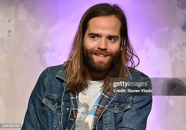 Musician Jack Lawless of "DNCE" visits AOL BUILD at AOL HQ on November 18, 2016 in New York City.