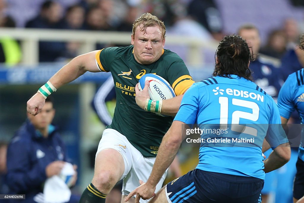 Italy v South Africa - International Match