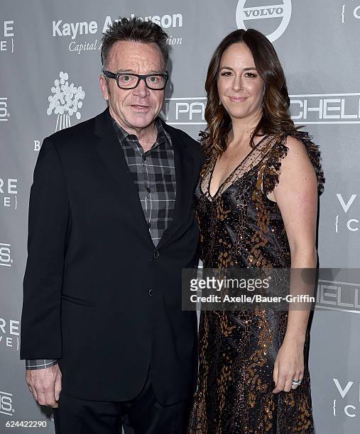 Actor Tom Arnold and Ashley Groussman arrive at the 5th Annual Baby2Baby Gala at 3LABS on November 12, 2016 in Culver City, California.