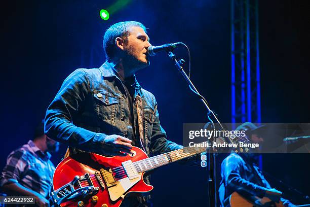 Brian Fallon of Brian Fallon & The Crowes performs at O2 Academy Leeds on November 19, 2016 in Leeds, England.