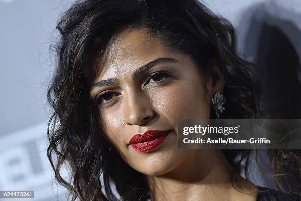 Model Camila Alves arrives at the 5th Annual Baby2Baby Gala at 3LABS on November 12, 2016 in Culver City, California.