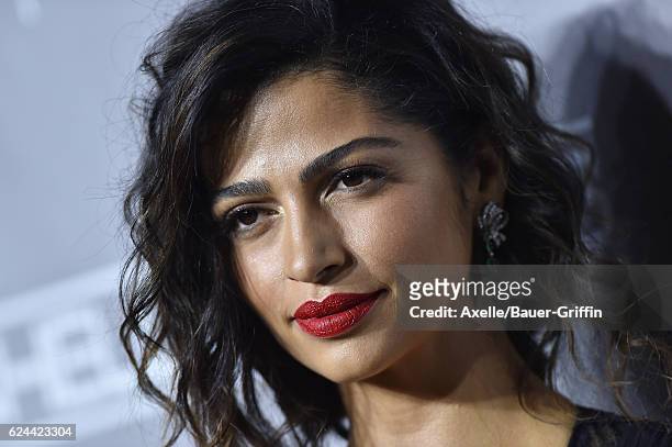 Model Camila Alves arrives at the 5th Annual Baby2Baby Gala at 3LABS on November 12, 2016 in Culver City, California.