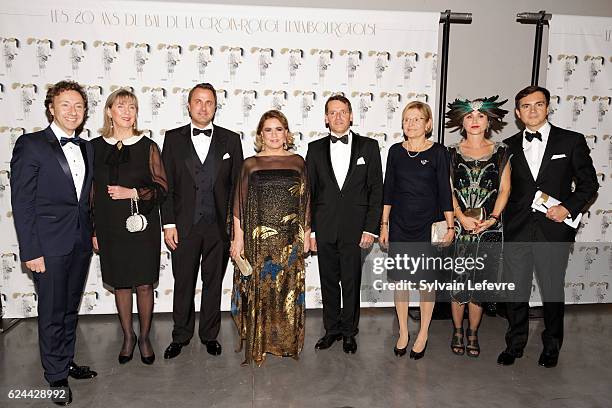 Stephane Bern, Luxembourg mayor Lydie Polfer, Luxembourg Prime Minister Xavier Bettel, Grand Duchess Maria Teresa of Luxembourg, Luxembourg Red Cross...