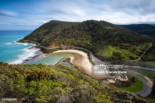 teddy's lookout - lorne stock pictures, royalty-free photos & images