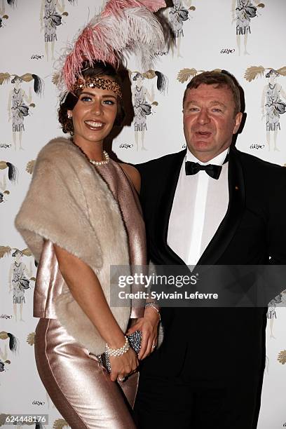 Guests pose for photocall as they arrive for the 20th Luxembourg Red Cross Ball Gala on November 19, 2016 in Luxembourg, Luxembourg.