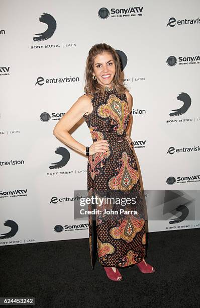 Leila Cobo attends Sony Music Latin Celebrates Its Artists at Their Official Latin Grammy After Party on November 17, 2016 in Las Vegas, Nevada.