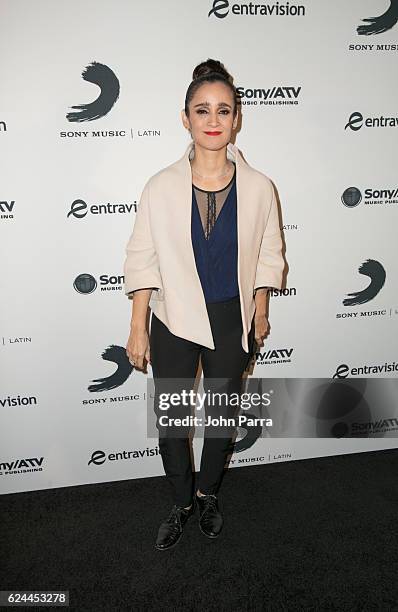 Julieta Venega attends Sony Music Latin Celebrates Its Artists at Their Official Latin Grammy After Party on November 17, 2016 in Las Vegas, Nevada.