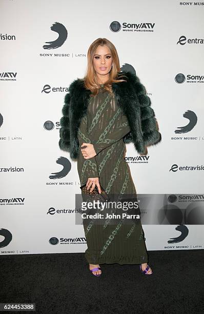 Ariadna Gutierrez attends Sony Music Latin Celebrates Its Artists at Their Official Latin Grammy After Party on November 17, 2016 in Las Vegas,...
