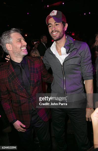 Nir Seroussi and Enrique Iglesias attend Sony Music Latin Celebrates Its Artists at Their Official Latin Grammy After Party on November 17, 2016 in...
