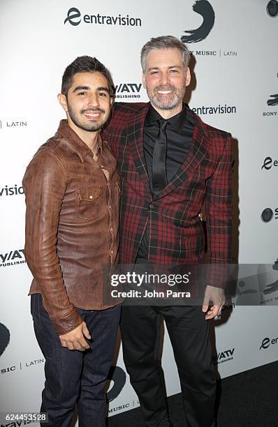 Joss Favela and Nir Seroussi attend Sony Music Latin Celebrates Its Artists at Their Official Latin Grammy After Party on November 17, 2016 in Las...