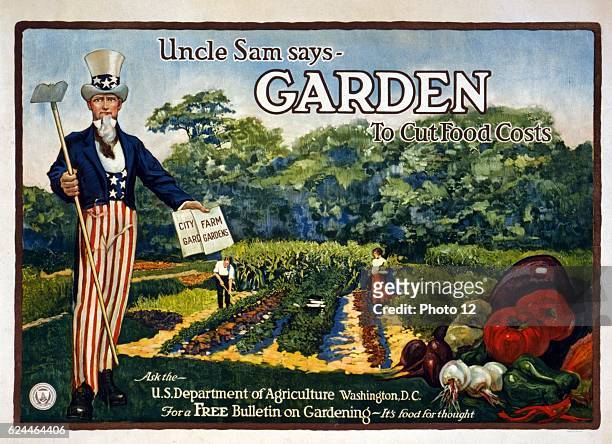 Wholesome, nutritious foods from corn / Lloyd Harrison. World War I, 1918 Poster showing an assortment of foods and dishes, along with corn starch,...