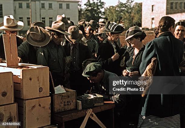 St. Johns, Arizona. Rationing in America During World War II, 1944.