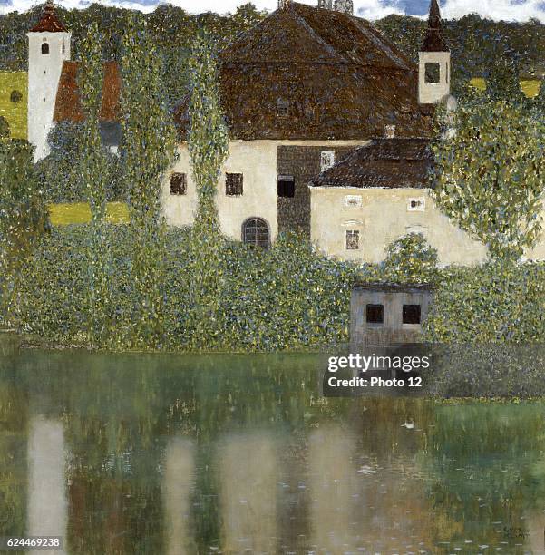 Gustav Klimt, Austrian school. Schloss Kammer on the Attersee.