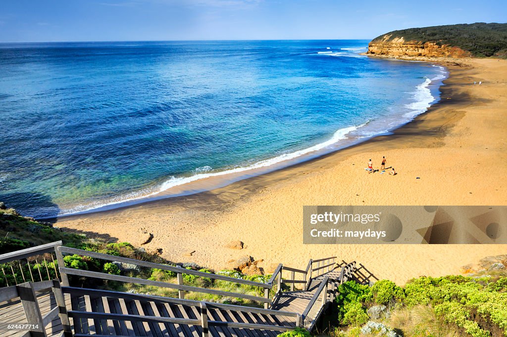 Enjoyment at Bells Beach near Torquay, Victoria, Australia, South Pacific