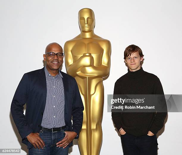 Director of NY Programs and Membership Academy of Motion Picture Arts and Sciences Patrick Harrison and actor Lucas Hedges attend The Academy of...