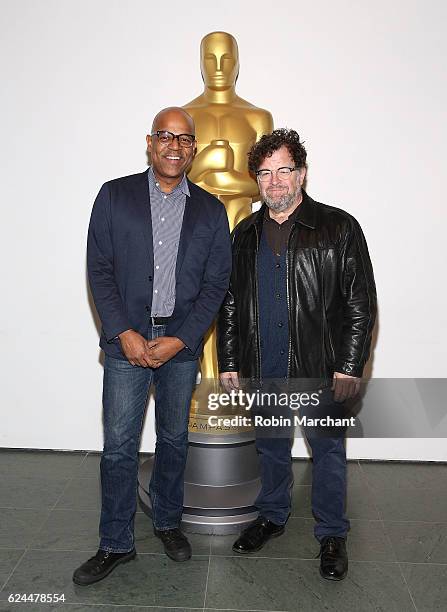 Director of NY Programs and Membership Academy of Motion Picture Arts and Sciences Patrick Harrison and director Kenneth Lonergan attend The Academy...